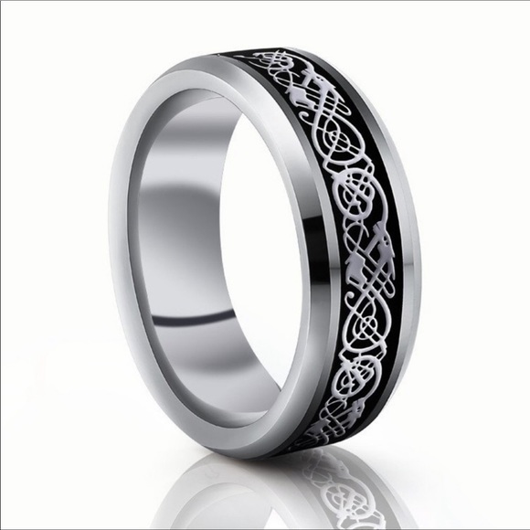 Laser Cut Titanium Ring - Picture 5 of 8